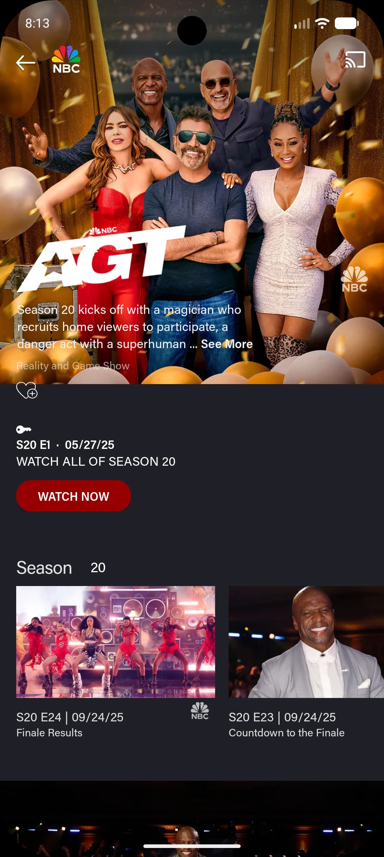 NBC — America’s Got Talent details